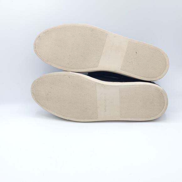 Banana Republic Rich Black Leather Lace Up Shoes Mens Size 9 - Picture 5 of 9